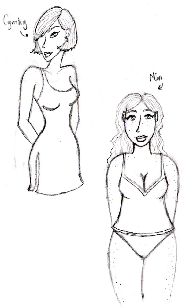 Characters from Bet Me.